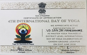 Certificates-of-yoga-ayurveda-Dr-sanjay-maheshwari-Udaipur-Rajasthan-India